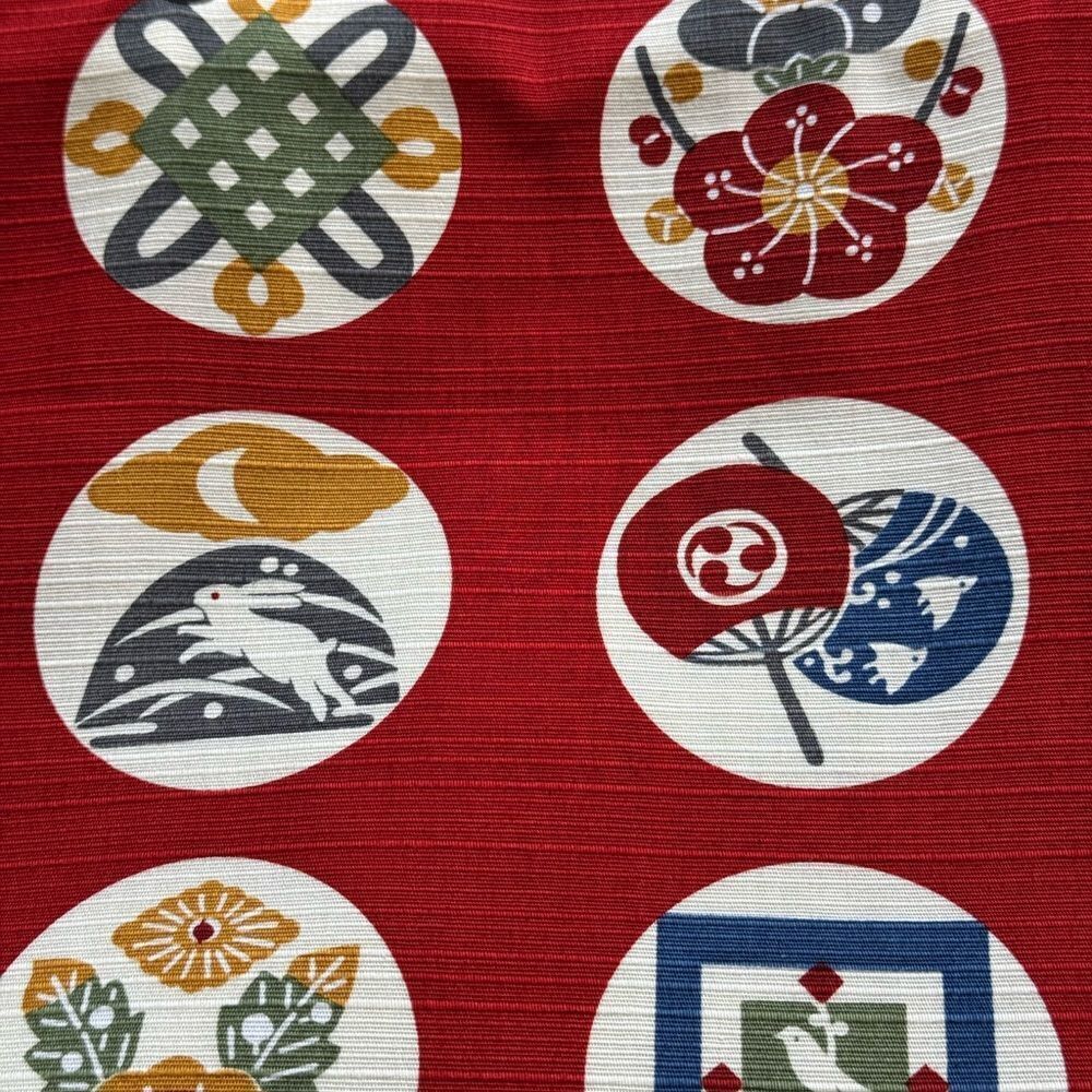 Red Patterned Tote Bag - image 7